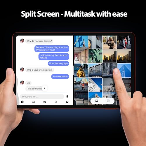 Ckypad Android 14 Tablet,10 Inch Tablet,12GB RAM+128GB ROM(Up to 2 TB),1280x800 IPS FHD Touchscreen,6000mAh,Android Tablets,Octa-Core,WiFi 6 & Bluetooth 5.4,5MP+8MP Camera,Lucky Orange - Image 7