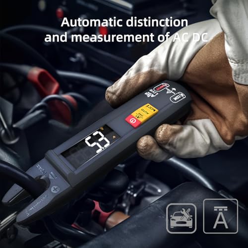 Image of AC DC Clamp Meter Open Jaw Fork Digital Multimeter Rechargeable Auto Range Electrical Tester Voltage Tester Pen NCV Amp Ohm Volt U-Shape Tester