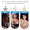 PATIKIL Bijoux Fabrication Charm En Gros, 30 Pcs Pendentifs Étoile De Mer DIY Pour Collier, Bracelet, Fabrication De Boucles D'Oreilles Et Artisanat, Or #5