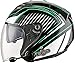 Casco Moto Vintage Bluetooth Caschi Jet Casco Moto Vespa Jet Con Visiera Parasole Cruiser Scooter Mezzo Casco Moto/Caschi Ciclomotore Approvati ECE Per Uomini E Donne Adulti 1, XXL=63-64CM