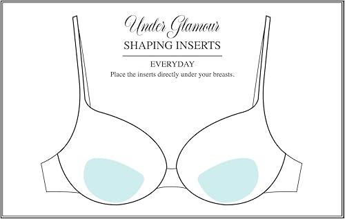 Miniatura 5 de Secret Silicone Bra Inserts - Clear Gel Push Up Breast Pads - Soft Silicone Cleavage Enhancer