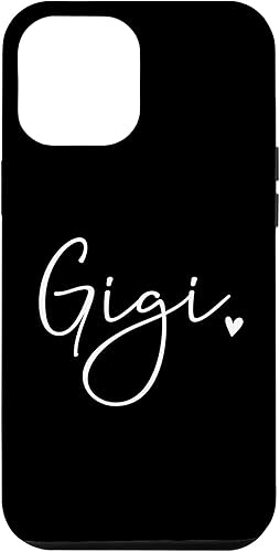 Funda para iPhone 13 Pro Max Gigi Heart Graphic Grandma
