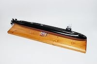 Vista 5 de Squadron Nostalgia LLC USS Tennessee SSBN-734 Modelo submarino, azul marino, modelo a escala, caoba, 20 pulgadas, clase de Ohio