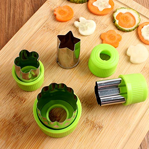 DECDEAL 20pcs legumes cortador de frutas moldes de aço inoxidável ferramentas de corte para bolo de