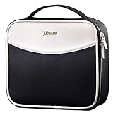 Joligrace Makeup Bag Cosmetic Leather Organizer - 10.4