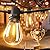 addlon 50FT LED Outdoor String Lights with Edison Shatterproof Bulbs, Weatherproof Strand, Commercial Grade Patio Lights, Decorative for Garden or Patio, Black