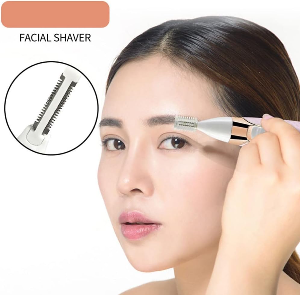 FRCOLOR Hair Cutter Multifunction Removal Tool for Women Eyebrow Trimmer Rechargeable and Washable Trimmer for Personal Grooming