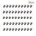 QNINE 5 Sets Replacement Screws for Macbook Pro 13 or 15 inch Retina Display A1398 A1425 A1502 2012-2015, 50pcs Unibody Bottom Case Cover P5 Pentalobe Repair Notebook Laptop PC Computer Screw