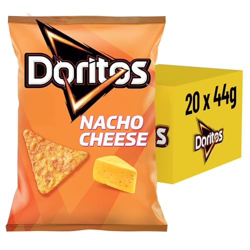 Doritos Nacho Cheese -Tortilla Nachos mit Käse Geschmack - Herzhafter Snack zum Knabbern aus Mais (20 x 44g) 2