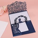 Détails de la taille: Notre carte de mariage mesure environ 18x12,4cm et l'enveloppe mesure environ 19,5x13,5cm. Veuillez vérifier la taille avant d'acheter.