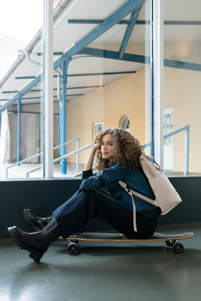 reisenthel rolltop backpack - urbaner und stylischer Rucksack, modernes Design, geräumiger Rucksack für Freizeit, Arbeitsweg und City-Trip