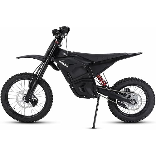 Electric Dirt Bike for Adults - 3000W 40MPH Motor Electric-Motorcycle - 48V 53 Miles Range Battery Dual Hydraulic Brakes and Full Suspensions Mountain Off-Road Electric Dirt Bike