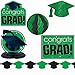 Amscan 202503 Congrats Grad Green Graduation Decorating Kit