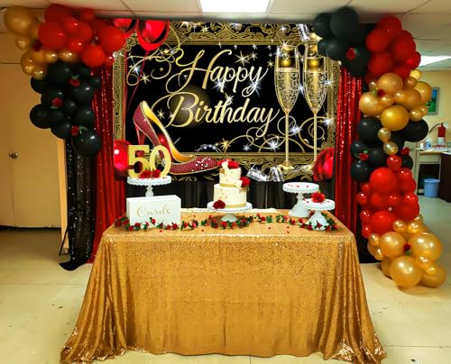 Fondo blanco y dorado para fiesta 7x5 ft miniatura 5
