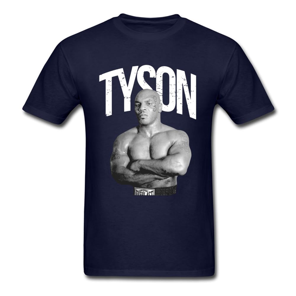 GenericFashion Shirts Iron Mike Tyson T-shirt For Man MMA Fighter T Shirt Mens 3D Clothing Classic Black Tshirt Tees Cotton Tops Cool