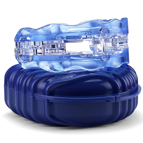 SilentZPro (BlueTech) USA Designed & FDA-Cleared Anti Snoring Mouthguard Fully Adjustable Anti Snore Mouthpiece with Patented Design for a Silent Night`s Sleep Medium