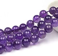 Vista 138 de MJDCB Natural Multicolor Volcanic Lava Stone Round Loose Stone Beads DIY for Jewelry Bracelet Making 15" (6mm, White)