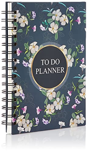 Image of Amazon Brand - Solimo Daily Planner and Organizer, To Do List, Undated Hard Bound Planner, Laminated Covers, 150 Pages (To Do Planner)