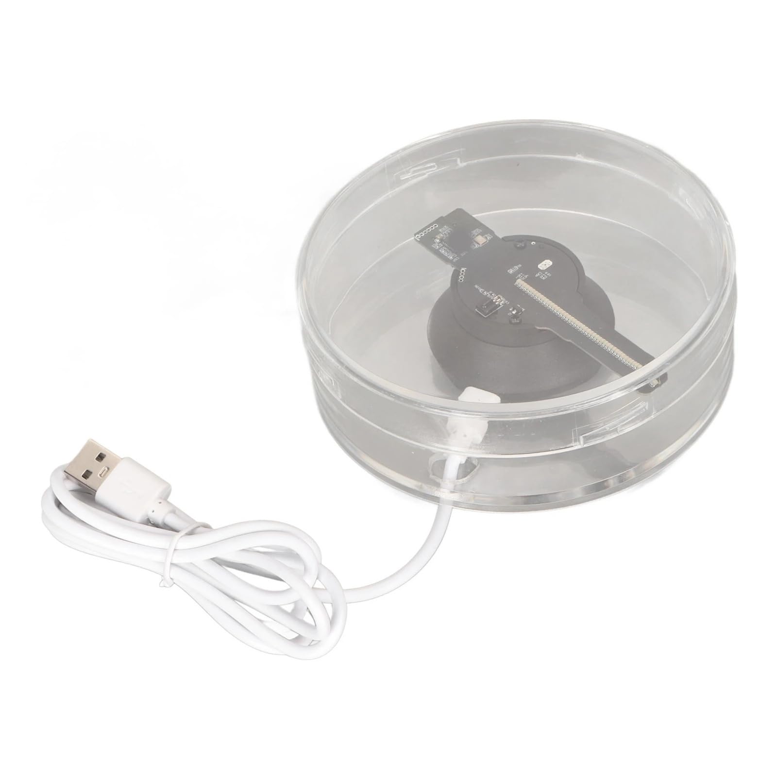 Wentylator z hologramem 3D, Holograficzny wentylator 3D WiFi 1080x96 Rozdzielczość 48 koralików LED Hologramowy wyświetlacz reklamowy