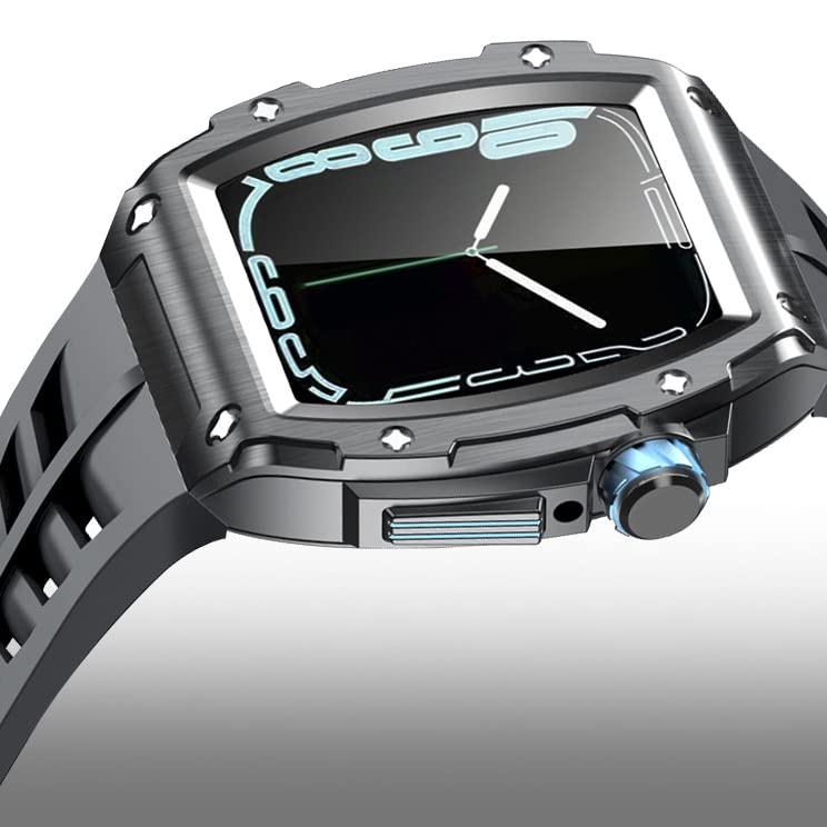 Protéger Apple Watch 44mm avec un Boîtier Antichoc et Bracelet Caoutchouc - 3