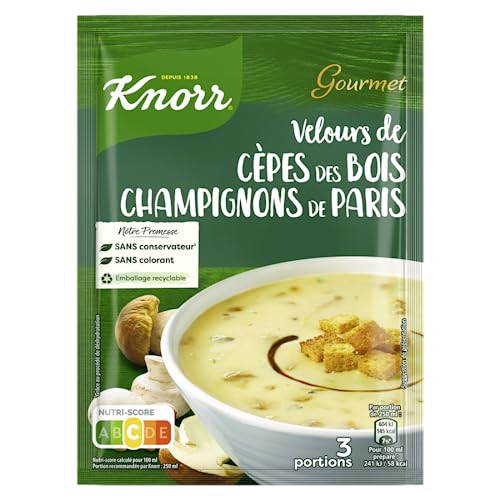 Knorr Soupe Moments Gourmets Velours de Cèpes Champignons, 91g