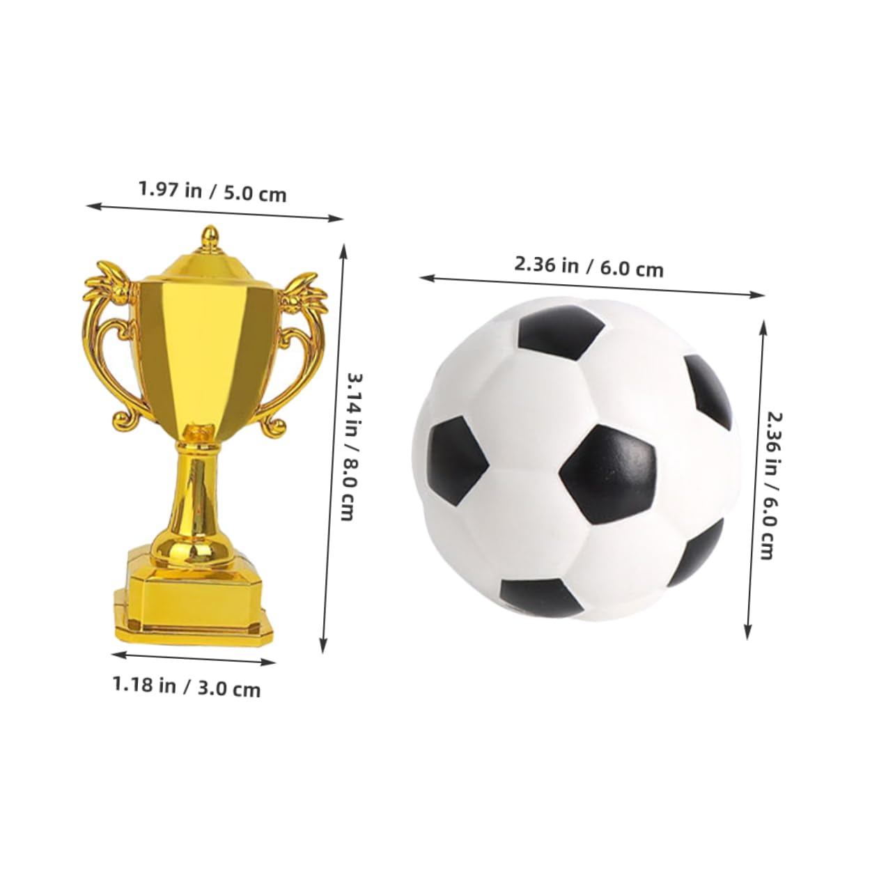 Coppa Del Trofeo Con Pallone Da Calcio Allinterno Di Immagini E Clipart