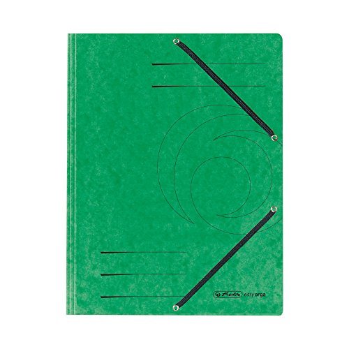 herlitz 10902864 Einschlagmappe A4 mit Gummizug, farbig sortiert, 1 Stück