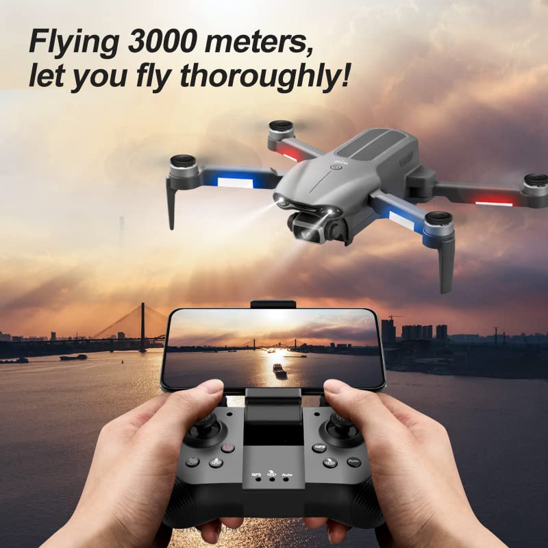 Drone with Camera for Adults 2K, GPS Drone with Brushless Motor, FPV Foldable Quadcopter for Kids Beginners, 5G WIFI Transmission, Auto Return, Follow Me, Altitude Hold,30 Mins Flight Time,2 Batteries - Image 5