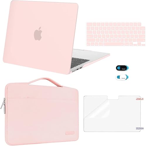 Miniatura 8 de MOSISO Funda compatible con MacBook Air de 13 pulgadas 2025 2024 2023 2022 M4 A3240 M3 A3113 M2 A2681, Carcasa Rígida y Funda de Manga y Protector