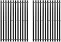 LS'BABQ Porcelain Steel Cooking Grates for Weber 7525 7527 7526 7538 7539 Spirit 300 Series, Spirit 700, Genesis Silver B/C, Genesis Gold B/C -17 1/4 X 23 1/2" Grates