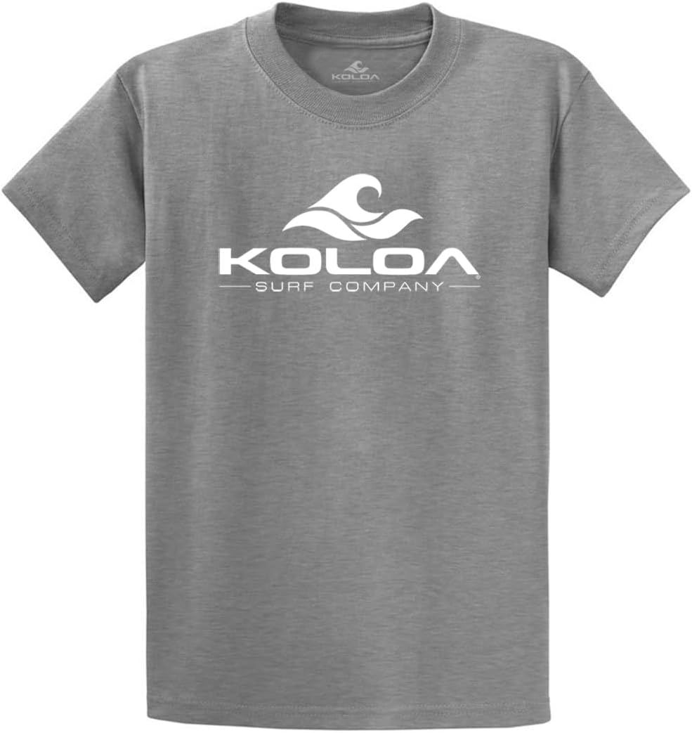 Koloa Surf Classic Wave Logo Heavy Cotton T-Shirts in Regular, Big & Tall Sizes