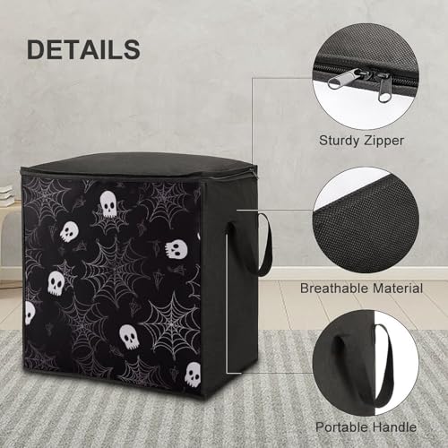 Sac de rangement gothique d'Halloween grand volume pour garde-robe
