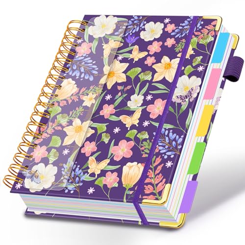 Spiral Journal Notebook for Work, 300 Pages 5 Subject Notebook