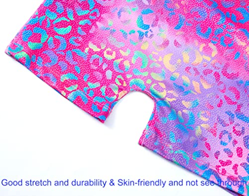 Image of Domusgo Gymnastics Leotards for Girls Sparkly One Piece Biketard Size 1-10Y