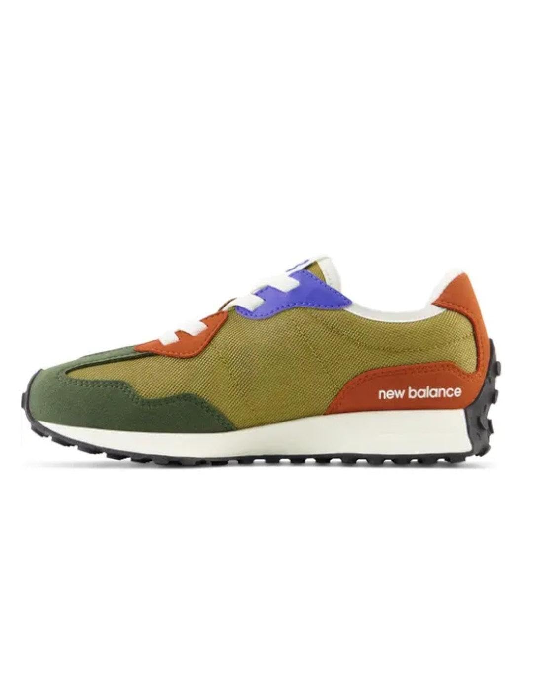 New Balance Zapatilla para NiƱos 327 Verdes