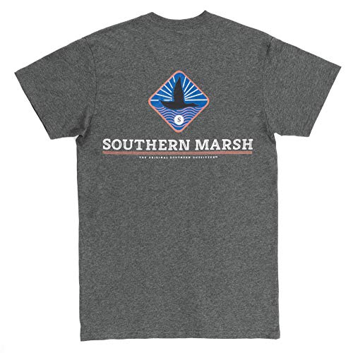 Southern Marsh Branding - Flying Duck, Midnight Gray, Medium