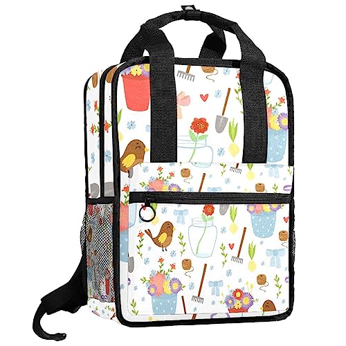 Sac à dos pour garçons multicolore sans couture cartable fille 35.5x26 cm