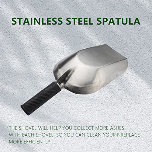 Soil-Scoop-Stainless-Steel-Transplanter-Trowel-Bend-Proof-Garden-Tools-Loose-Multi-Function-Shovel-Coal-Shovel-with-Comfort-Soft-Non-Slip-Handle-Garden-Gift-for-Fertilizer-Transplanting-Digging