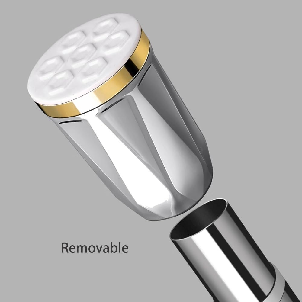 Tringle à Rideaux télescopique réglable 0,72 2,6 m, sans perçage, Rail de Rideau Extensible en métal pour Rideaux Simples, Noir 1,6 m 2,1 m (5,2 pi 6,9 pi)