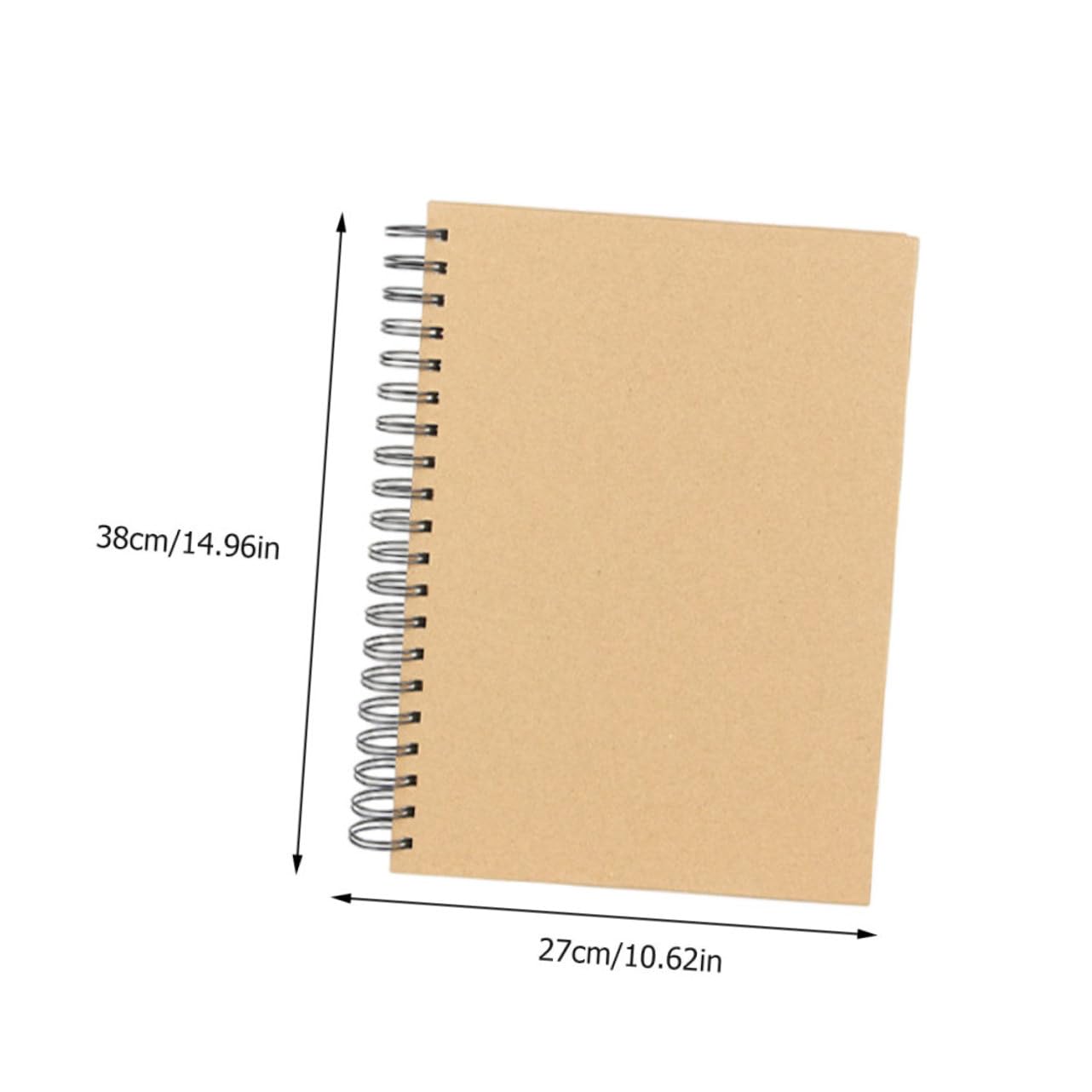 1 Pezzo Quaderno per Schizzi Copertina in Cartoncino Resistente Blocco da Disegno Rilegatura Spirale Fogli Spessi e Puliti per Pittura e Disegno