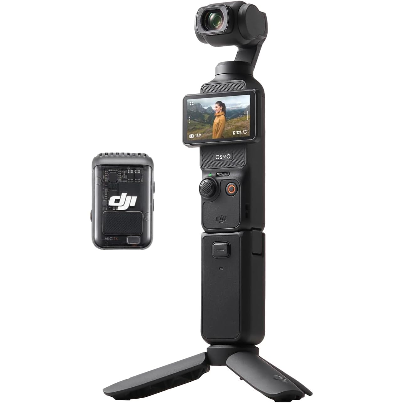 Bundle DJI Osmo Pocket 3 Créateur, Vlogging CMOS 1'' et Vidéo 4K/120 ips