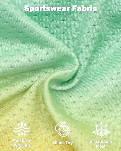 Image of CuteBone Ombre Dog Tank Top for Small Dogs, Cats - Tropical Summer Pet Vest - Breathable Ice Silk Cooling Shirt - Sun Protection, Photo, Casual Play, Walks
