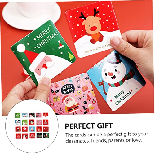 GATHINESS 20 Unidades Cartão De Natal Cartões Temáticos De Natal Pequenos Cartões De Natal Mini Cart
