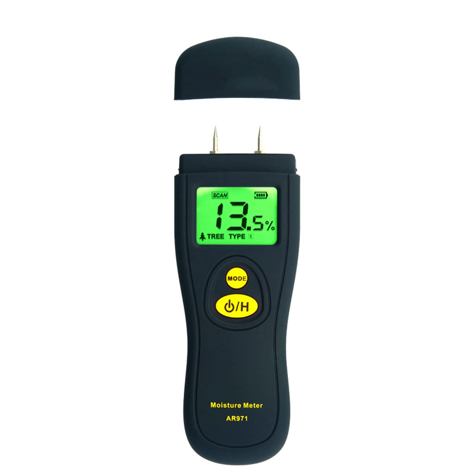 LNHHG Wood Moisture Meter Moisture Content Tester Wood, Building Material Digital Moisture Meter