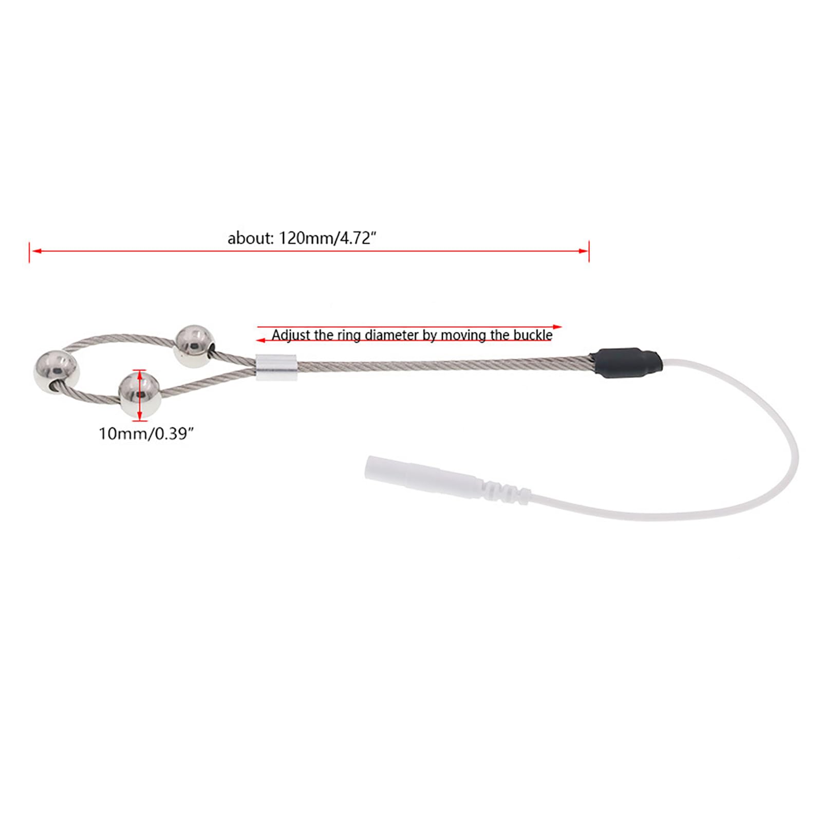 Plug Uretrale Elettrostimolante Con Anello Fallico Regolabile Dilatatore Vuoto Acciaio Inossidabile Giocattolo BDSM Uomo E Stim