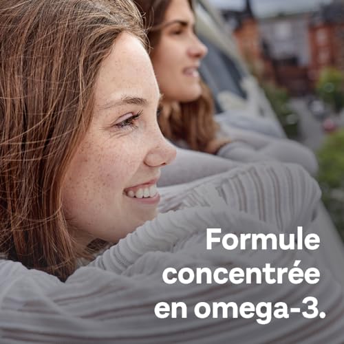 Doppelherz – Omega-3 1400 – Teneur élevée en acides gras Oméga 3 EPA et DHA & vitamine E – Pour la bonne fonction cardiaque – Huile de poisson de mer – 120 gélules – Image 4