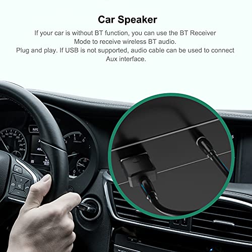Domary ZF-169S USB Bluetooth 5.0 Receptor de Áudio Transmissor Adaptador Dongle de Música Sem Fio 3.