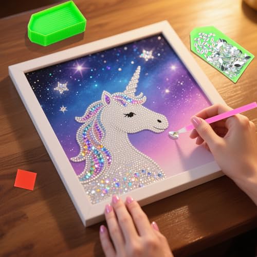 Image of antor 24PCS Diamond Painting Tools and Accessories Kit - Includes 8 Drill Pens, 8 Trays, and 8 Wax Pads - Ideal for 5D Diamond Art DIY Projects