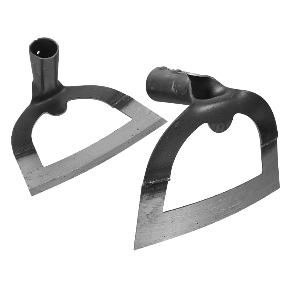 TOYANDONA 2 Stück Gartenhacken aus Edelstahl mit Scharfer Klinge und Klassischem Design Hohle Hacke zum Jäten und Bodenlockern für Gartenarbeit und Unkrautentfernung