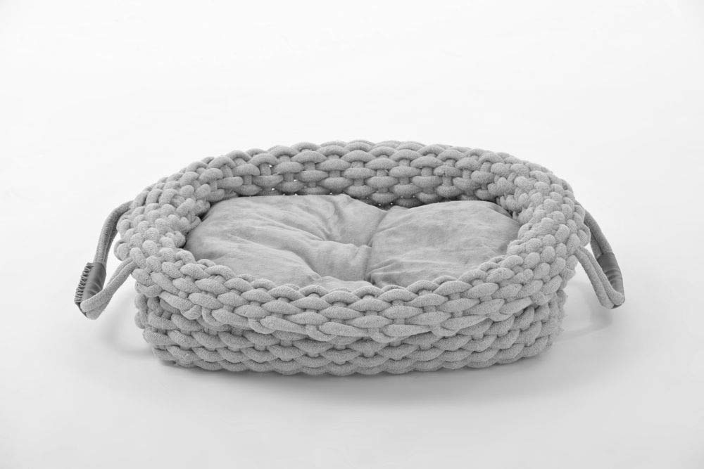 animal-design Cuccia per cani Knit cuccia per cani, resistente, in tessuto di cotone intrecciato, diverse misure, misura 1